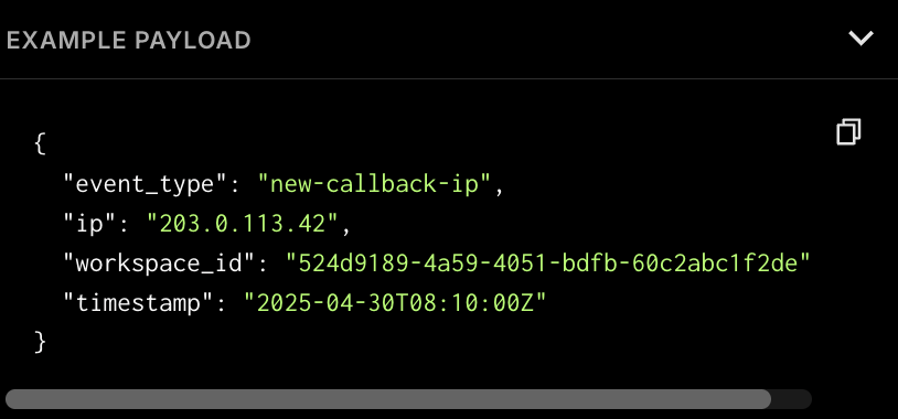 Callback Feeds — New File and IP Feed Types — screenshot 1